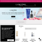10% off Sitewide for New Customers + Bonus Gift on Orders Over $150 at Lancome via Ninja Van
