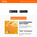 50% Cashback on First Transaction with Zipster (Singtel Dash)