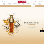 Free Double Serum Light Texture & Double Serum Eye 3-Day Sampling Kit @ Clarins (Collect in-Store)