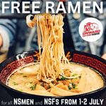 Free Classic Bowl of Ramen at Takagi Ramen (NSF/NSmen, 2pm-5pm/8pm-11pm, Dhoby Ghaut/Marine Parade Central)