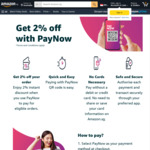 Extra 2% off with PayNow Payments at Amazon SG