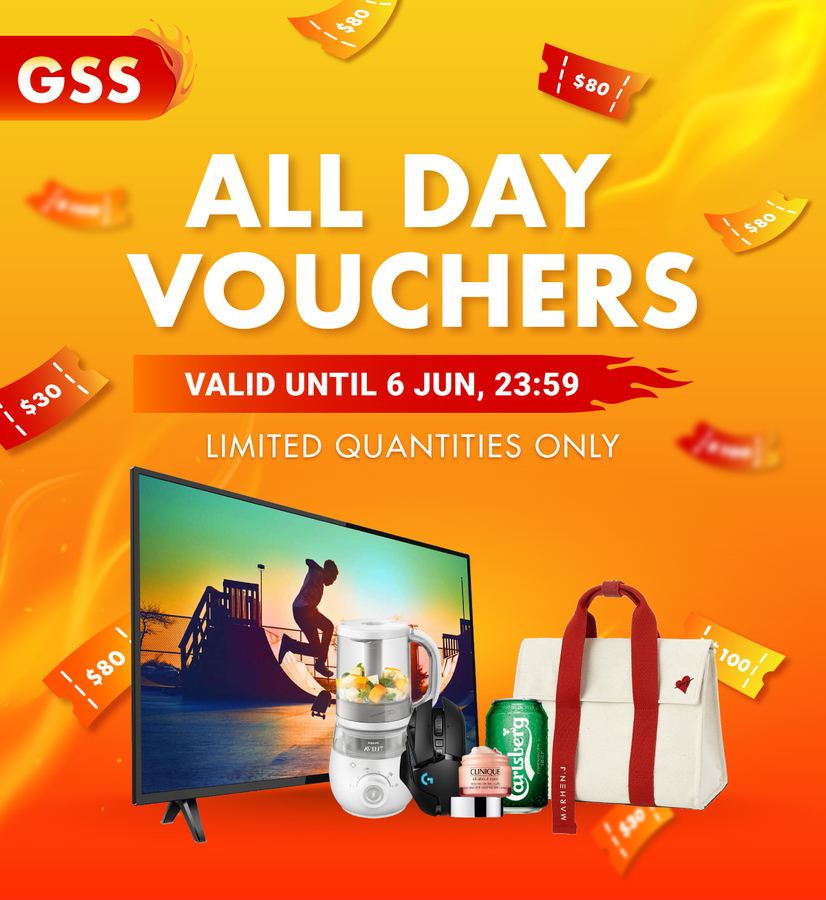 Shopee 6.6 Sale: 10% off ($10 Min Spend), $30 off ($300 Min Spend), $60