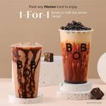 1 for 1 Large Milk Tea at Bober Tea (PAssion Cardmembers, Instagram Required)