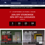 The Planet Traveller 20% OFF Storewide Sale (17 to 20 September 2020)