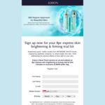 Free 8pc Express Skin Brightening & Firming Trial Kit from Albion (Collect in-Store)