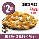 $2.50 Cheese Fries at Texas Chicken