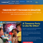 20% off Party Packages at Timezone (Jurong Point, Westgate, Parkway Parade)