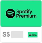 Spotify Premium Gift Card: 1 Month for $9.90 or 6 Months for $59.40 at Amazon SG
