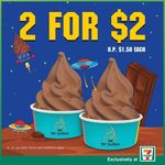 2x Cups of Mr Softee for $2 (U.P. $3) at 7-Eleven