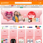 Buy 1 Get 1 Free on Selected Health & Beauty Products at Guardian