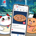 Regular Chicken Bon-taiko Pizza for $5 at Domino's via App