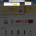 Buy 3 or More Beer Wine & Spirits, Get an Extra 10% off at Amazon SG