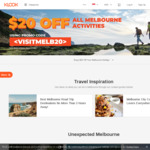 $20 off Min Spend of $200 All Melbourne Activities on Klook