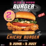 Chicky Burger for $2.99 (U.P. $7.90) at Burger+