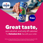 Free Can of Heineken 0.0 with Any Order at shops or pandamart via foodpanda