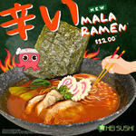 Mala Ramen for $12 at Hei Sushi