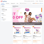 $10 off with Purchase of 3 Participating Merries Products at FairPrice On