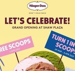 Free Scoop of Ice Cream from Häagen-Dazs (Shaw Plaza FairPrice)