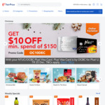 $10 off ($150 Min Spend) at FairPrice On [NTUC/OCBC Plus! Visa Cards]