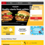 Sausage McMuffin with Egg Meal from $4.50 at McDonalds [up from $6.10)