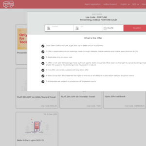 redbus new user promo code