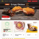 McDonald's McDelivery Free w/Purchase: Oreo McFlurry, Hash Brown, Large Fries, 6pc McNuggets or Filet-O-Fish