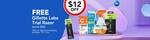 Free Gilette Labs Razor Sample with $48 Minimum Spend on Participating P&G Products at FairPrice On