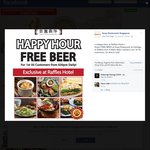 Free Beer for The First 50 Customers from 6.30pm Daily at Soup Restaurant (Raffles Hotel)