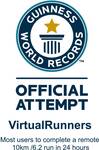 Free Guinness World Record Certificate When You Run 10km on September 19th @ Virtual Runners