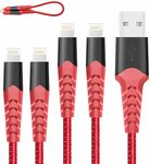 HARIBOL iPhone Charging Cable 4Pack 3ft 3ft 6ft 6ft $14.24+ Delivery @ Haribol-SG Amazon