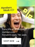 Extra 20% off Selected Items at adidas (adiClub Members)