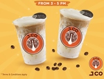1 for 1 Beverages at J.CO Donuts & Coffee (Weekdays, 3pm to 5pm)
