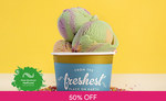 1 for 1 Single Scoop Ice Cream ($5.90) at New Zealand Natural via Fave [previously Groupon]