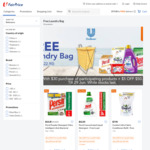 Free Laundry Bag with $30 Min Spend on Participating Unilever Laundry Products at FairPrice On