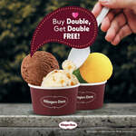 Buy a Double Scoop, Get Another Free at Häagen-Dazs (Weekdays, 12-5pm)