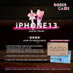 Win an Apple iPhone 13 or 1 of 15 Squid Game Red Guard Jumpsuits from Bober Tea