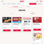 1 for 1 2pcs Chicken Meal ($7.70) at KFC