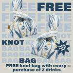 Free Knot Bag with Every Purchase of 2 Drinks at Milksha