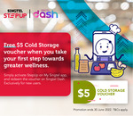 Free $5 Cold Storage Voucher for New Singtel StepUp Users