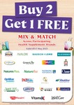 Buy 2 Get 1 Free Across Participating Health Supplement Brands at Unity