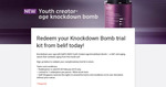 Free Youth Creator-Age Knockdown Bomb Serum Trial Kit from belif (Collect In-Store)