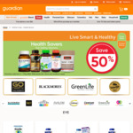 50% off Top Selling Vitamins at Guardian