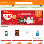 Buy 1 Item, Get a 2nd for $0.10 at Guardian (Selected Health & Beauty Products)
