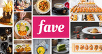 40% Cashback Sitewide at Fave (previously Groupon)