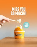 Free Mochi Toppings with Every Purchase at Udders Ice Cream (For Fully Vaccinated)