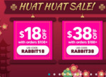 $18 off ($108 Min Spend) or $38 off ($188 Min Spend) Sitewide at Watsons