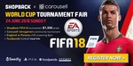 Win $750, $500, $150 or $100 from ShopBack/Carousell (World Cup Tournament)