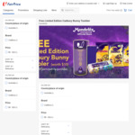 Free Limited Edition Cadbury Bunny Tumbler with $10 Minimum Spend on Participating Cadbury Products at FairPrice