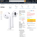 Apple AirPods (2nd Gen) for $163 Delivered [$153 for 1st Time App Users] at Amazon SG