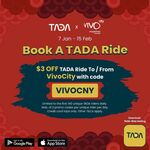 $3 off Rides to & from VivoCity with TADA